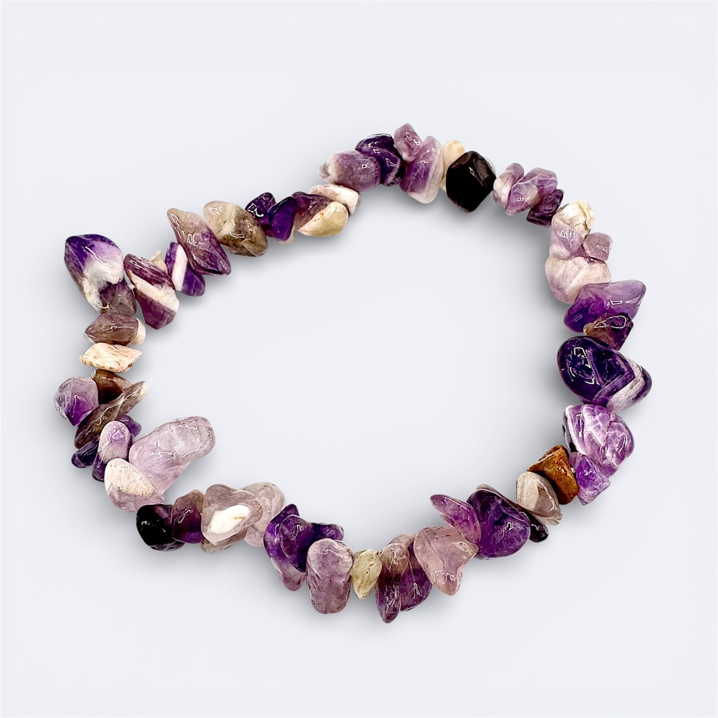 Amethyst Chip Bracelet