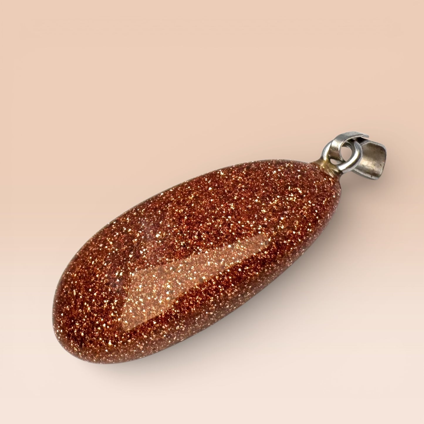 Goldstone Teardrop Pendant