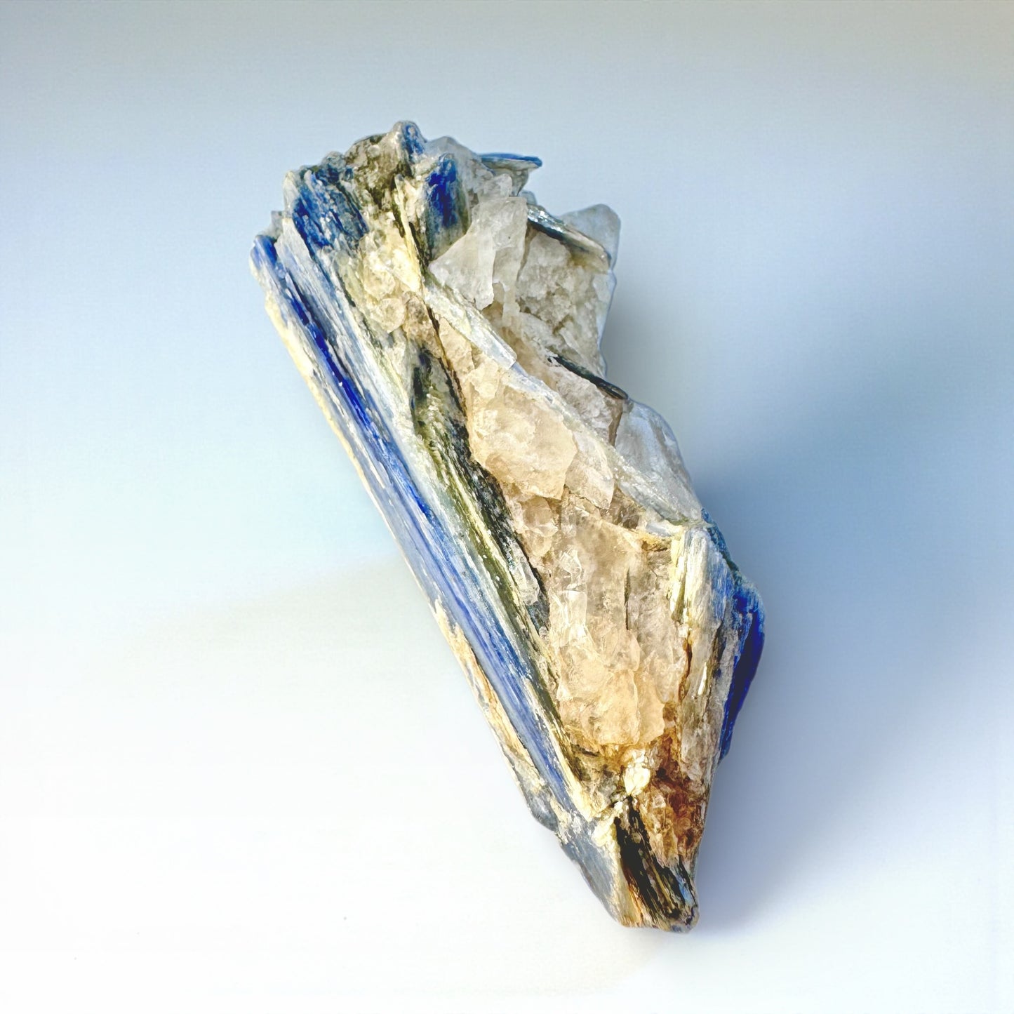 Kyanite & Clear Quartz Chunk (9cm)