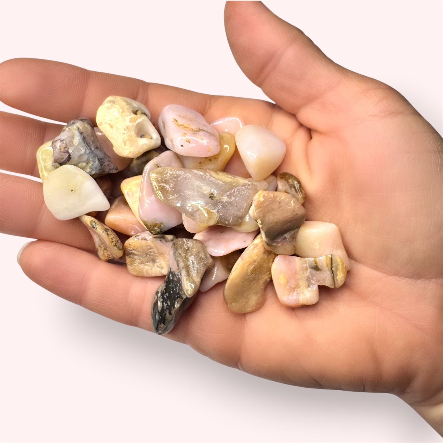 Pink Opal Tumblestone