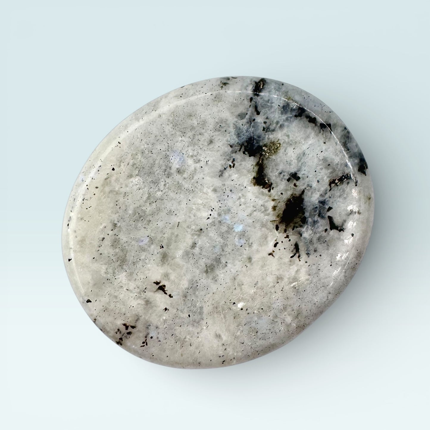 Rainbow Moonstone Palmstone (5cm)