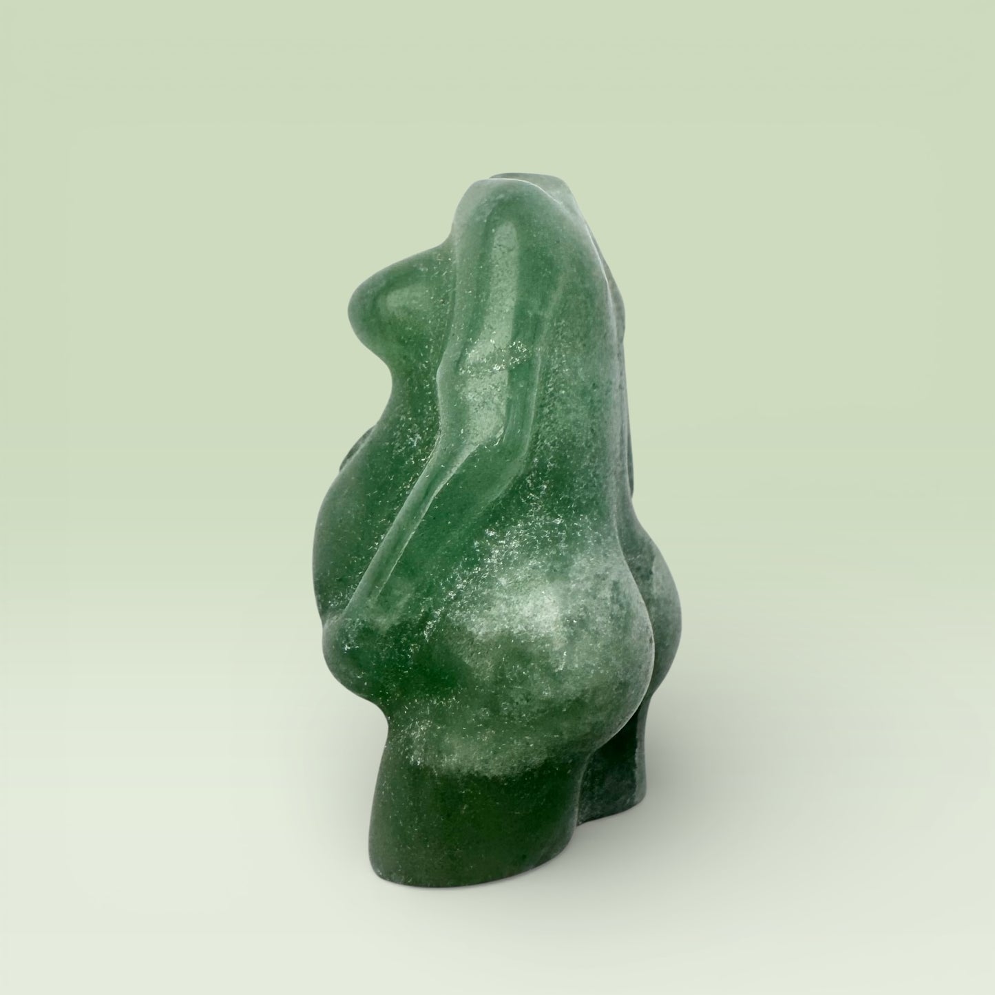 Green Aventurine Pregnant Body Carving (4cm)