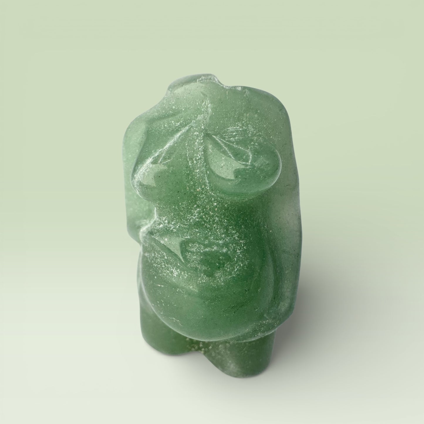 Green Aventurine Pregnant Body Carving (4cm)