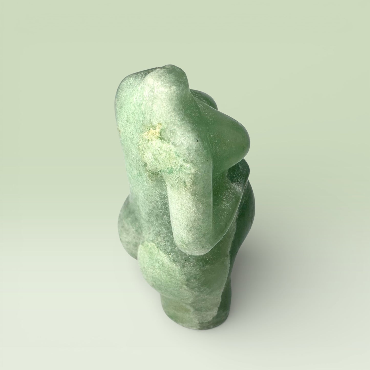 Green Aventurine Pregnant Body Carving (4cm)