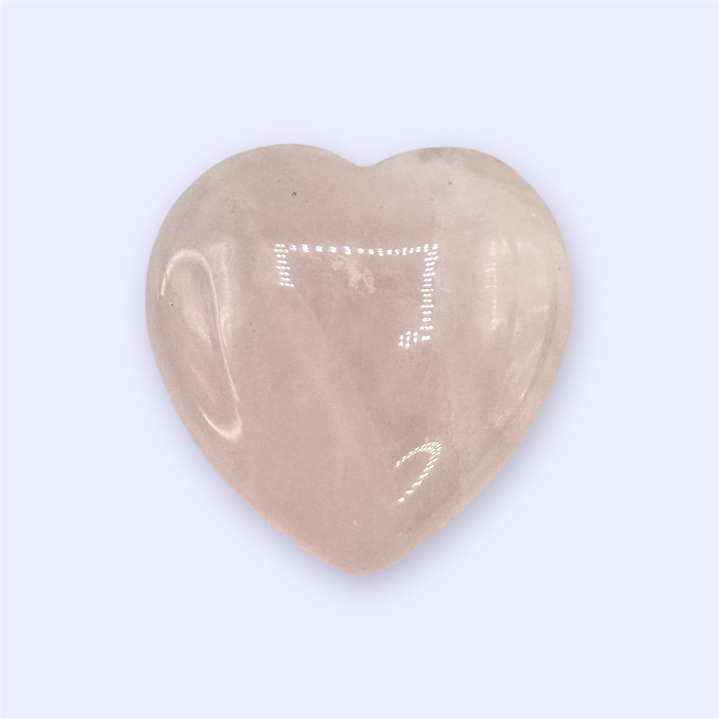 Large Rose Quartz Heart - (4.5cm) IMPERFECT