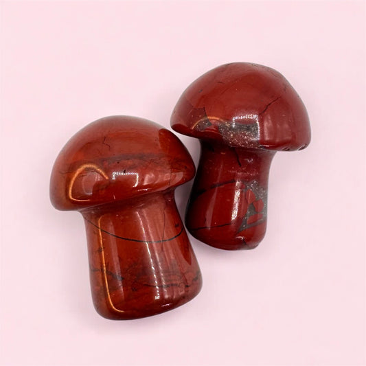 Red Jasper Mushroom (2cm)