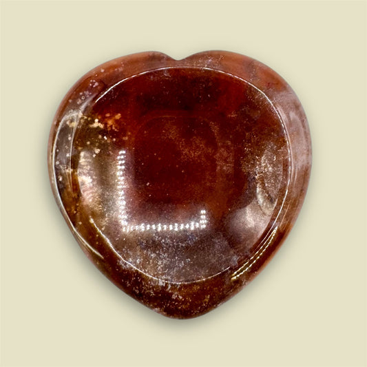 Red Ocean Jasper Heart Thumbstone (4cm)
