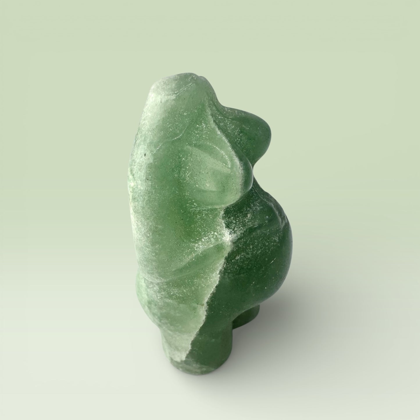 Green Aventurine Pregnant Body Carving (4cm)
