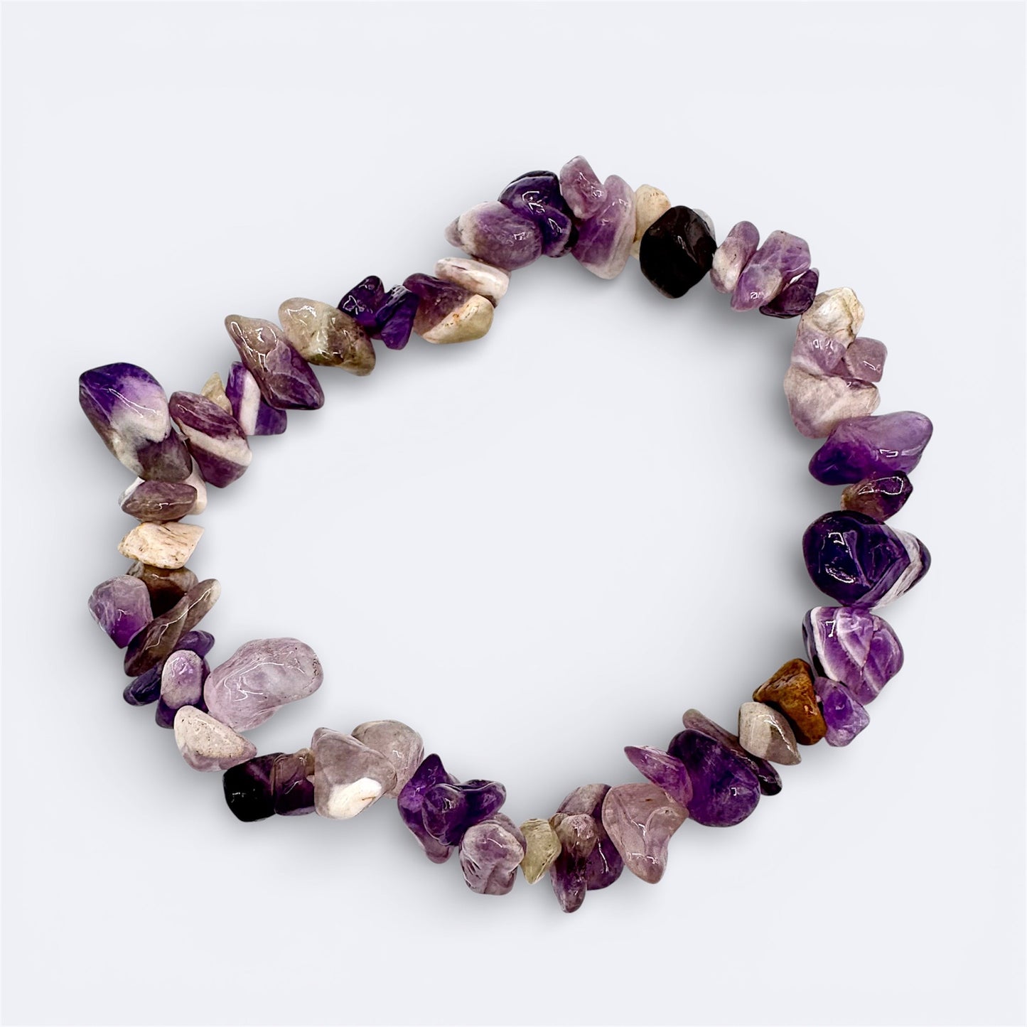 Amethyst Chip Bracelet