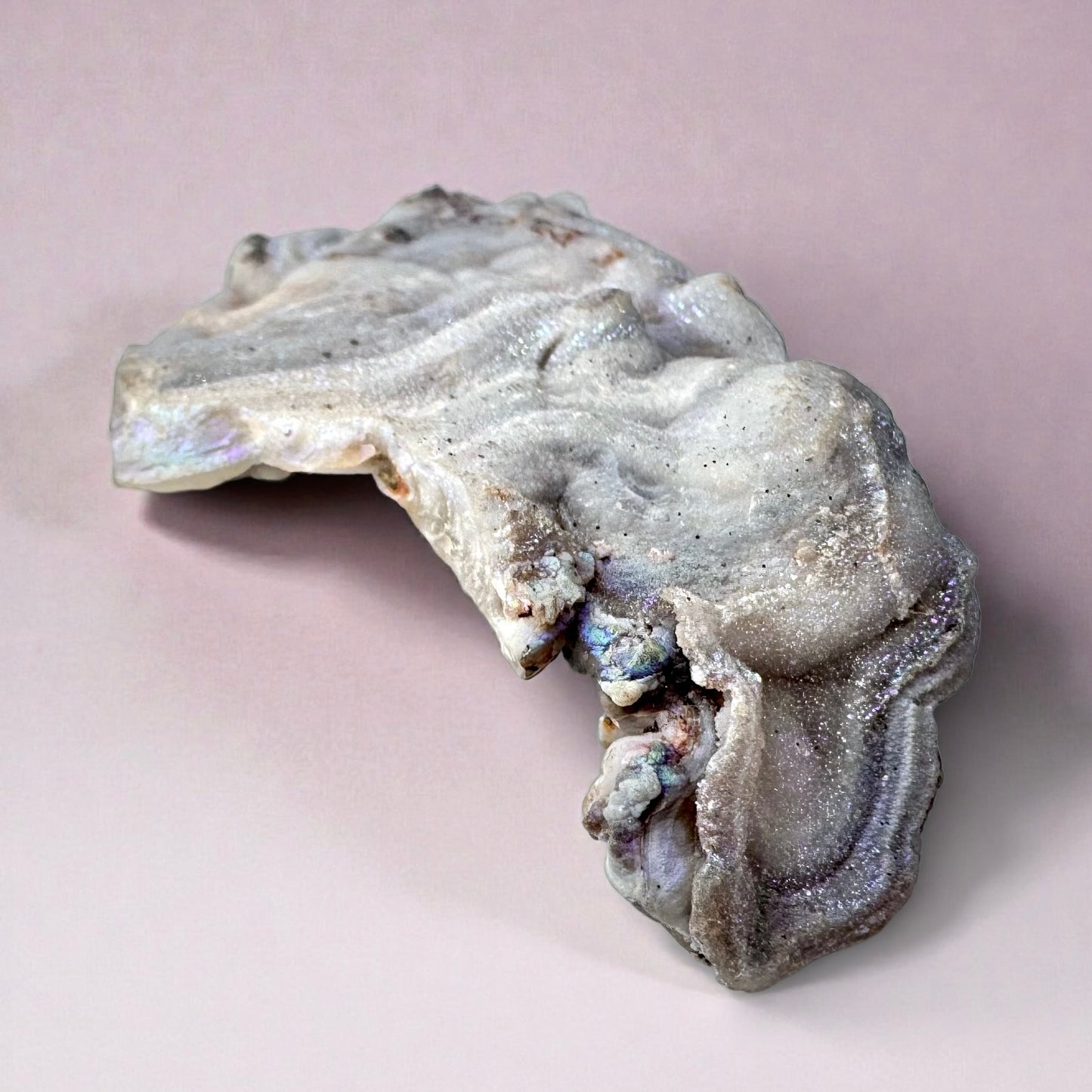 Blue Aura Chalcedony (6.5 x 4.2cm)