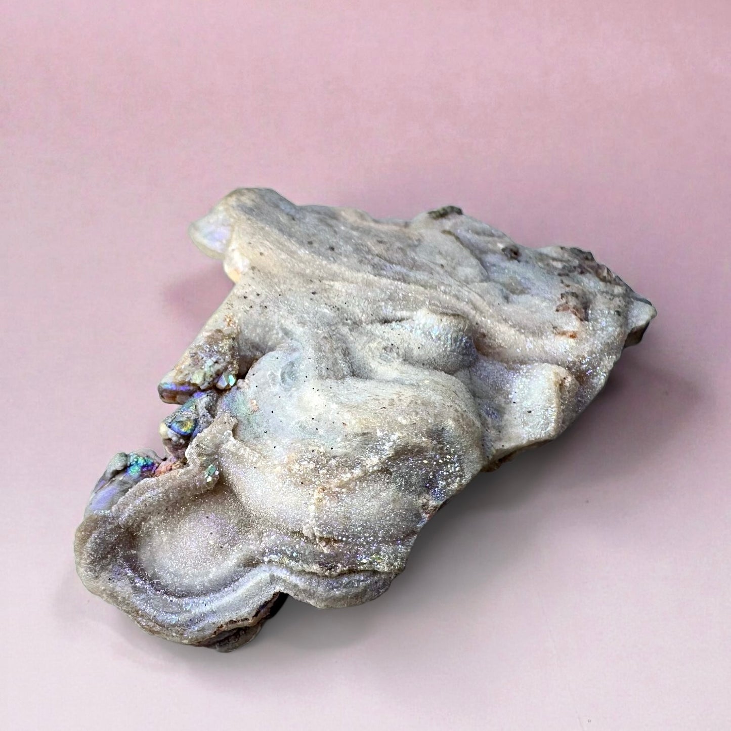 Blue Aura Chalcedony (6.5 x 4.2cm)