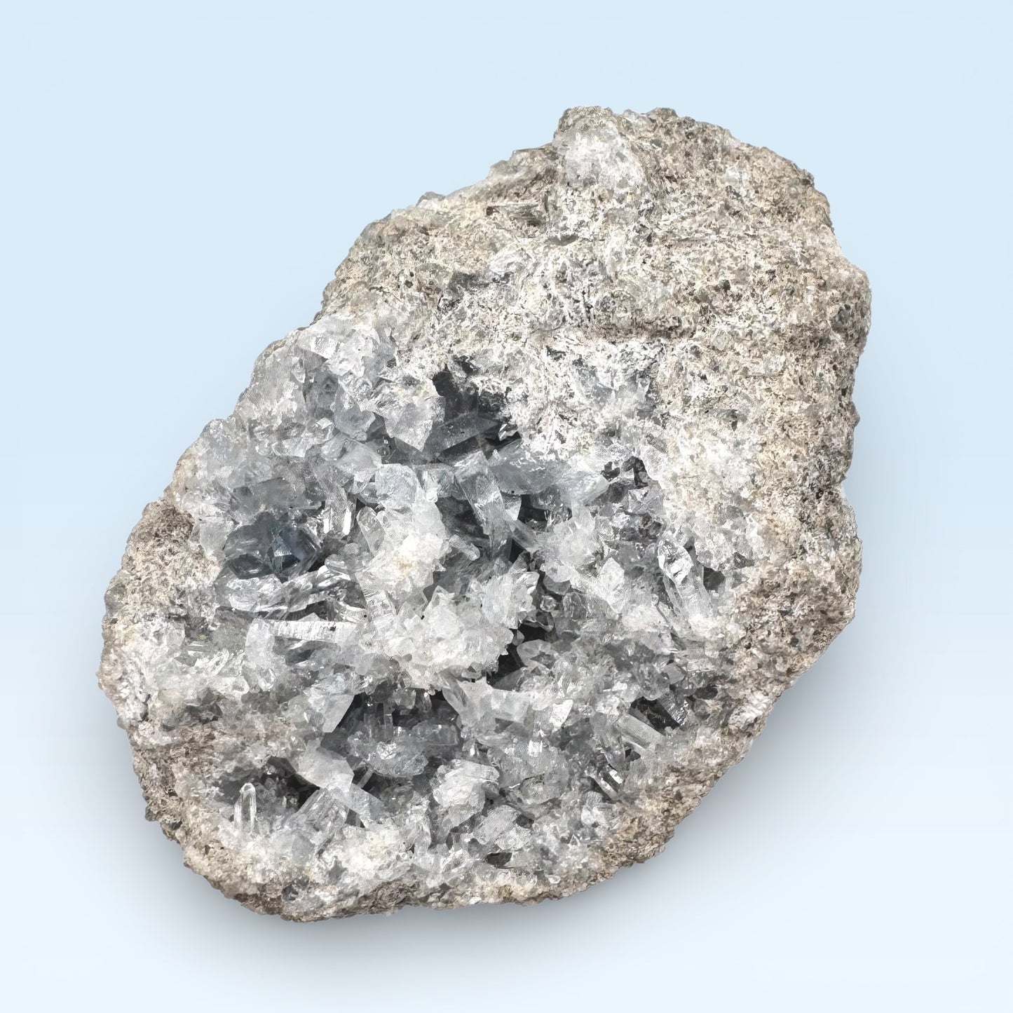 Celestite Cluster on Matrix - Large