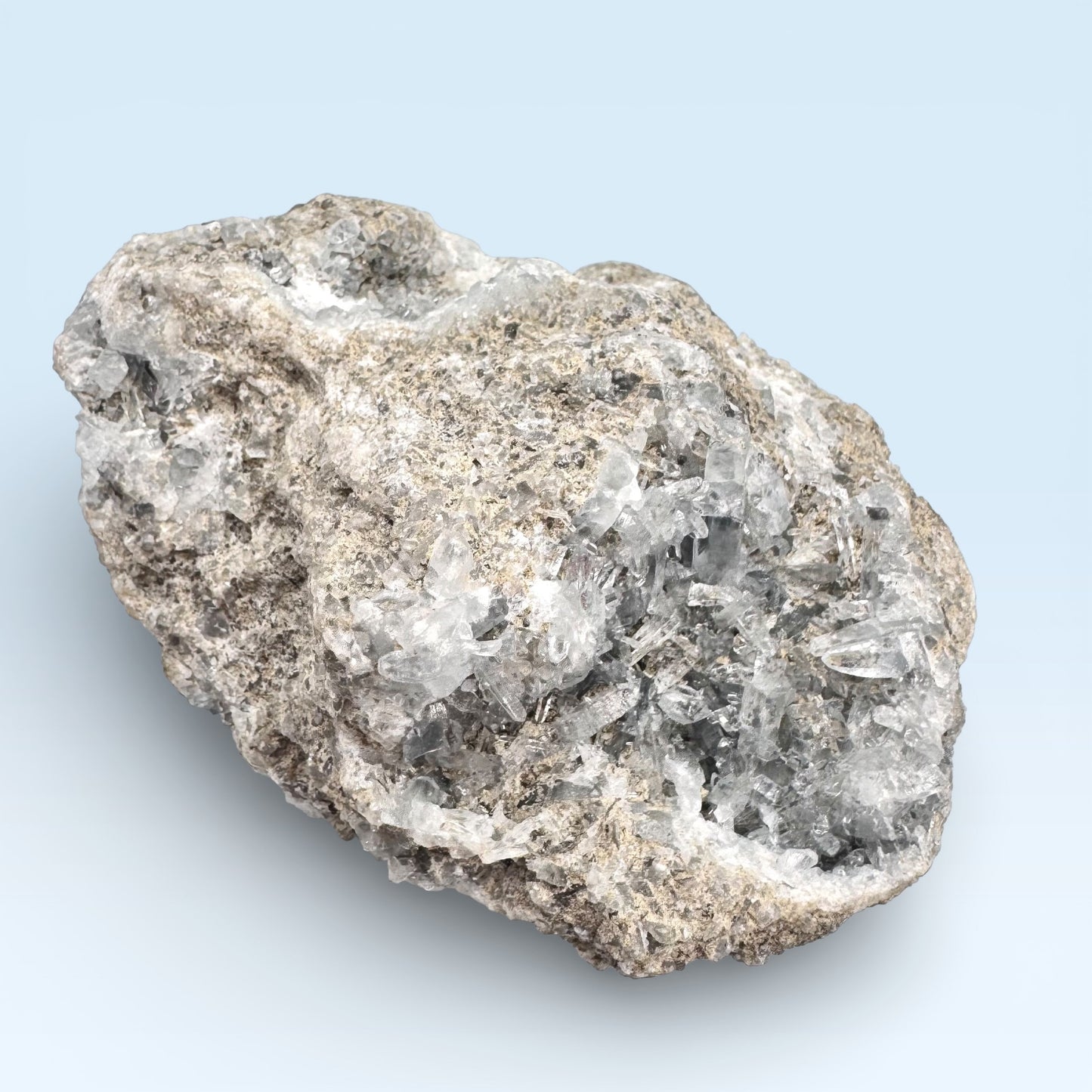 Celestite Cluster on Matrix - Large
