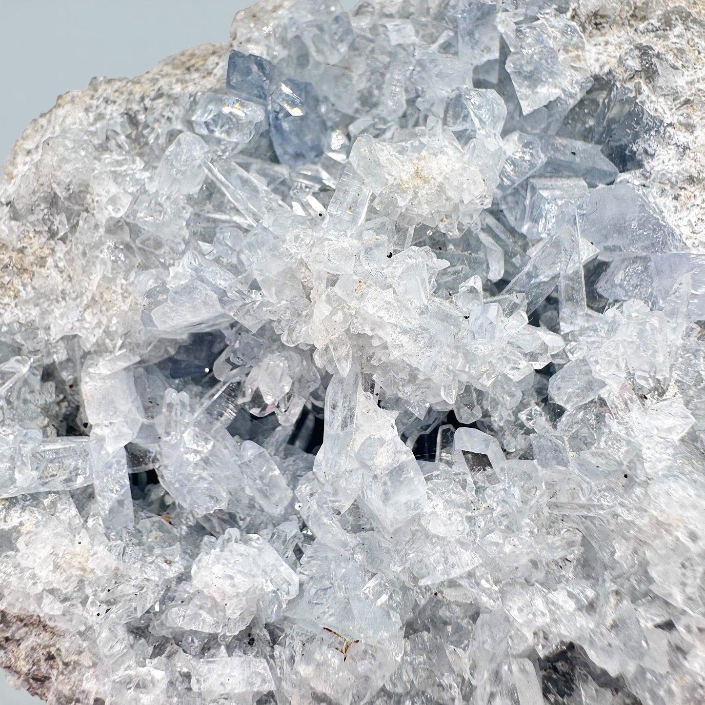 Celestite Cluster on Matrix - Large