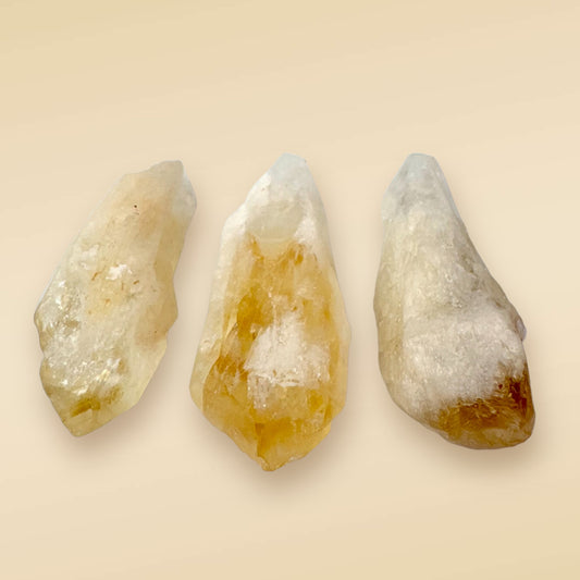 Citrine points (3.5cm)