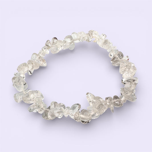 Clear Quartz Chip Bracelet