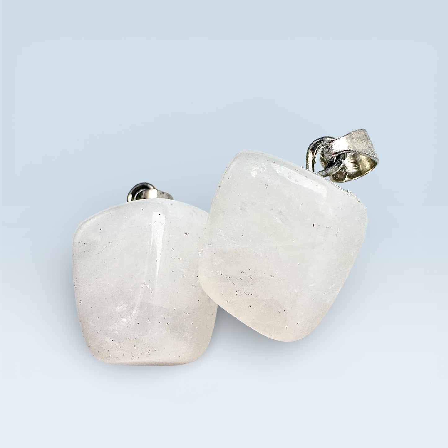 Clear Quartz Cube Pendant (1-1.5cm)