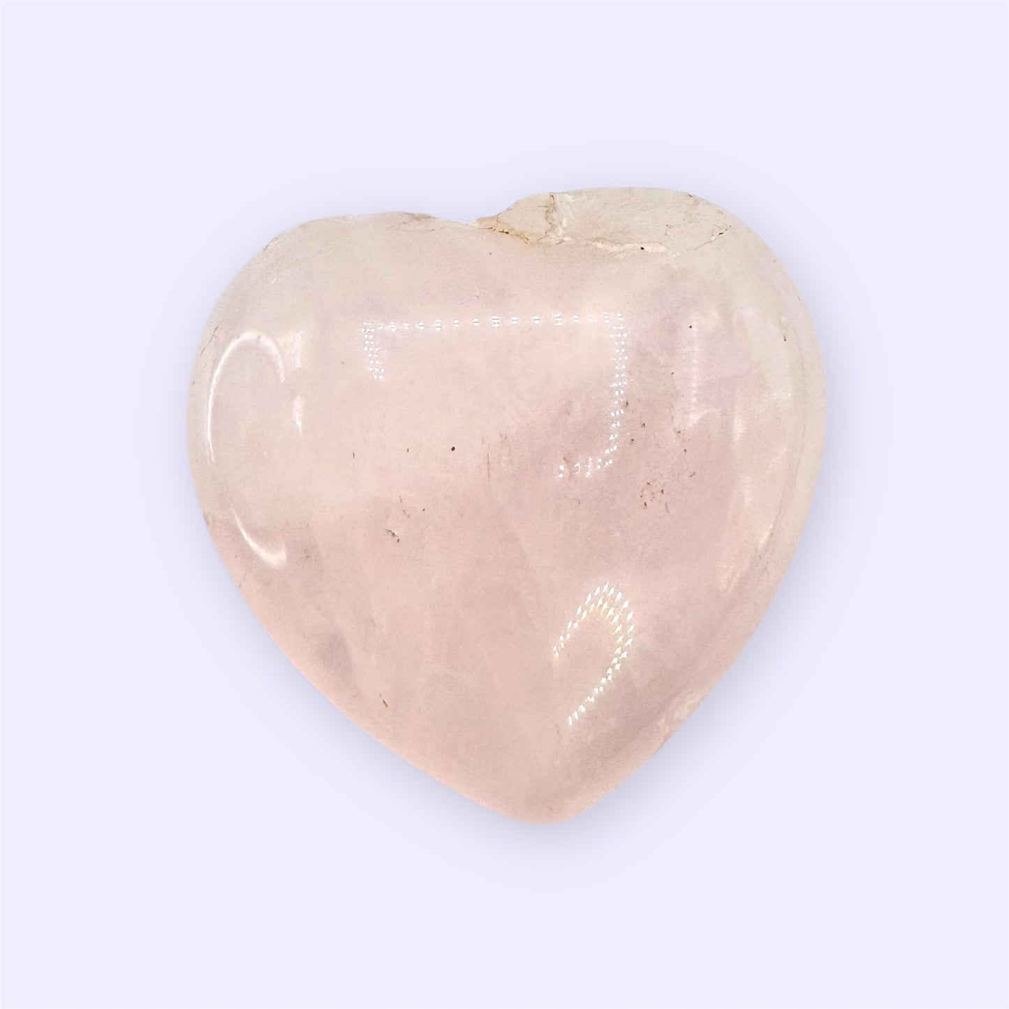 Large Rose Quartz Heart - (4.5cm) IMPERFECT