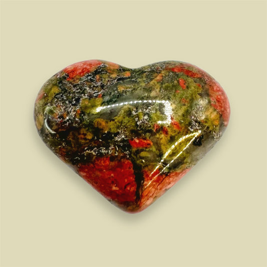 Unakite Heart (2.5cm)