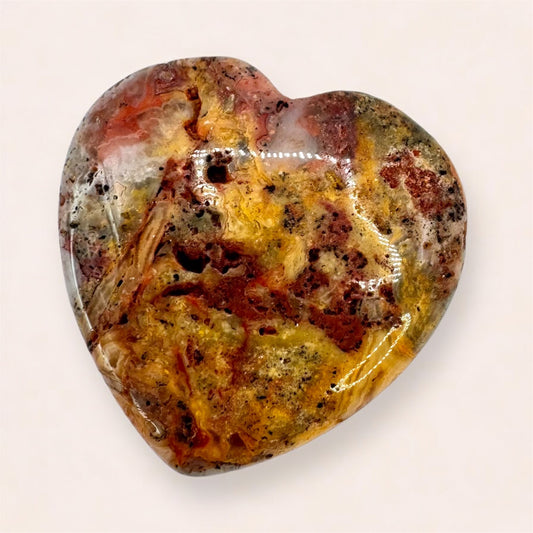 Bumblebee Jasper Heart - (3cm)