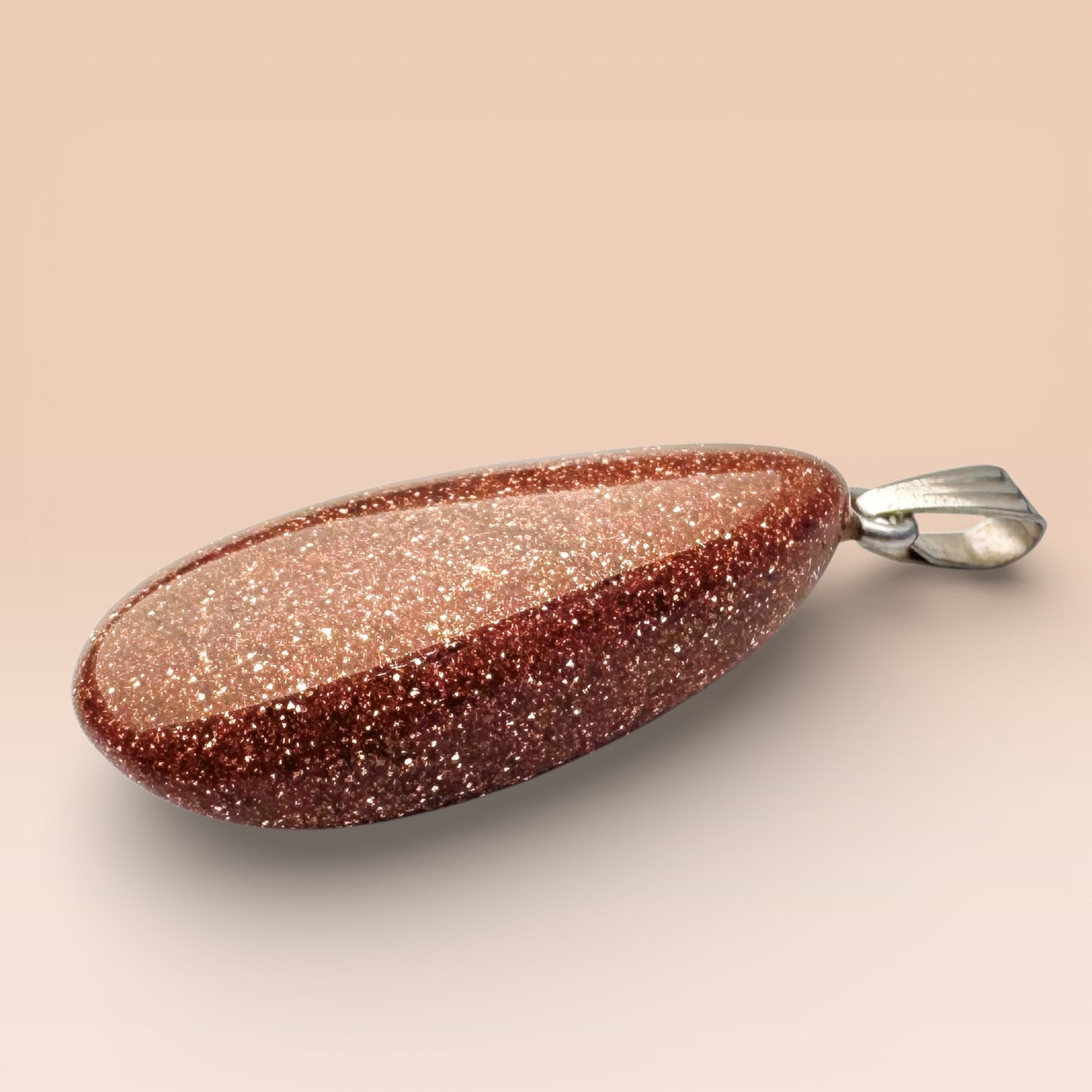 Goldstone Teardrop Pendant