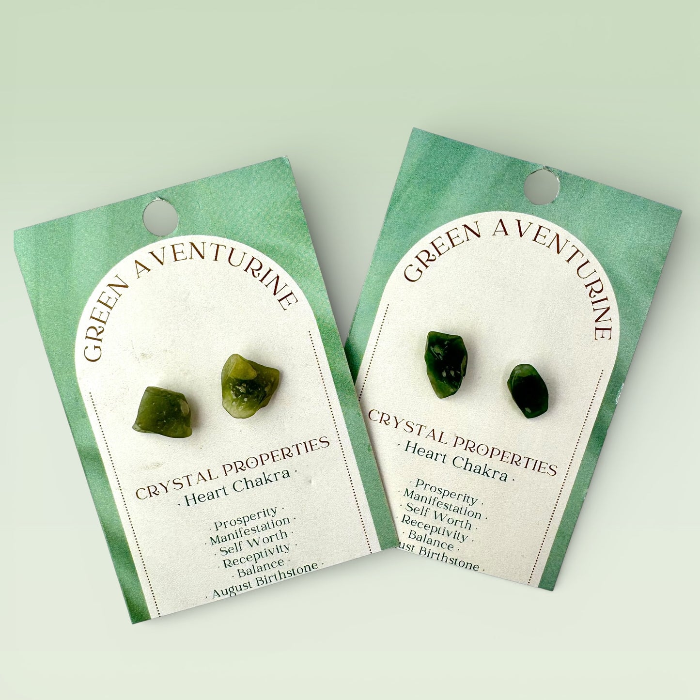 Green Aventurine Chip Earrings
