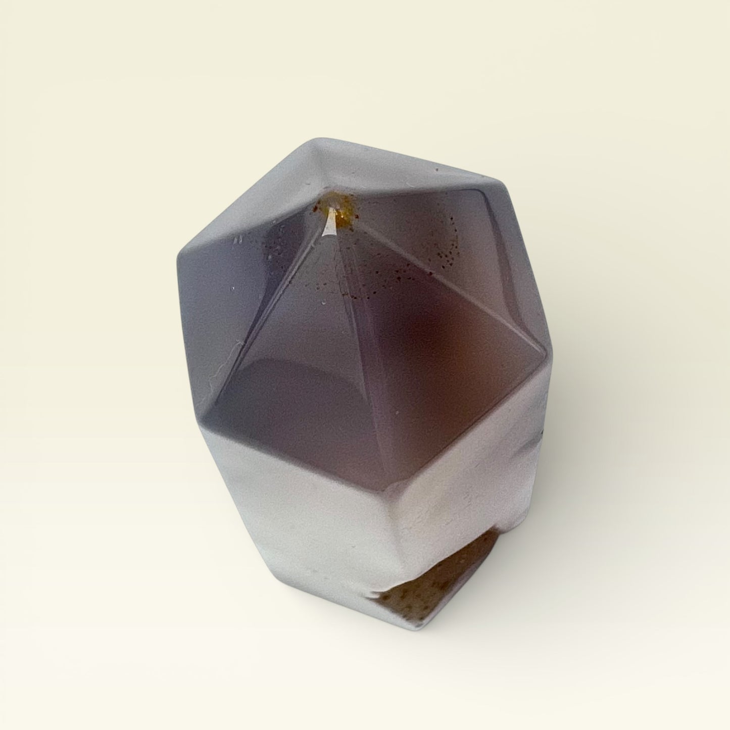 Grey Agate Druzy Tower (11.6cm)