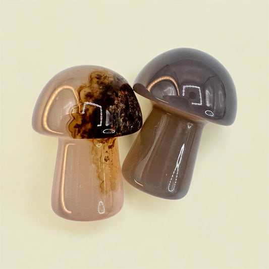 Grey Agate Mushroom (2cm)