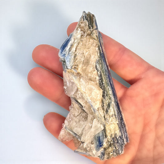 Kyanite & Clear Quartz Chunk (9cm)