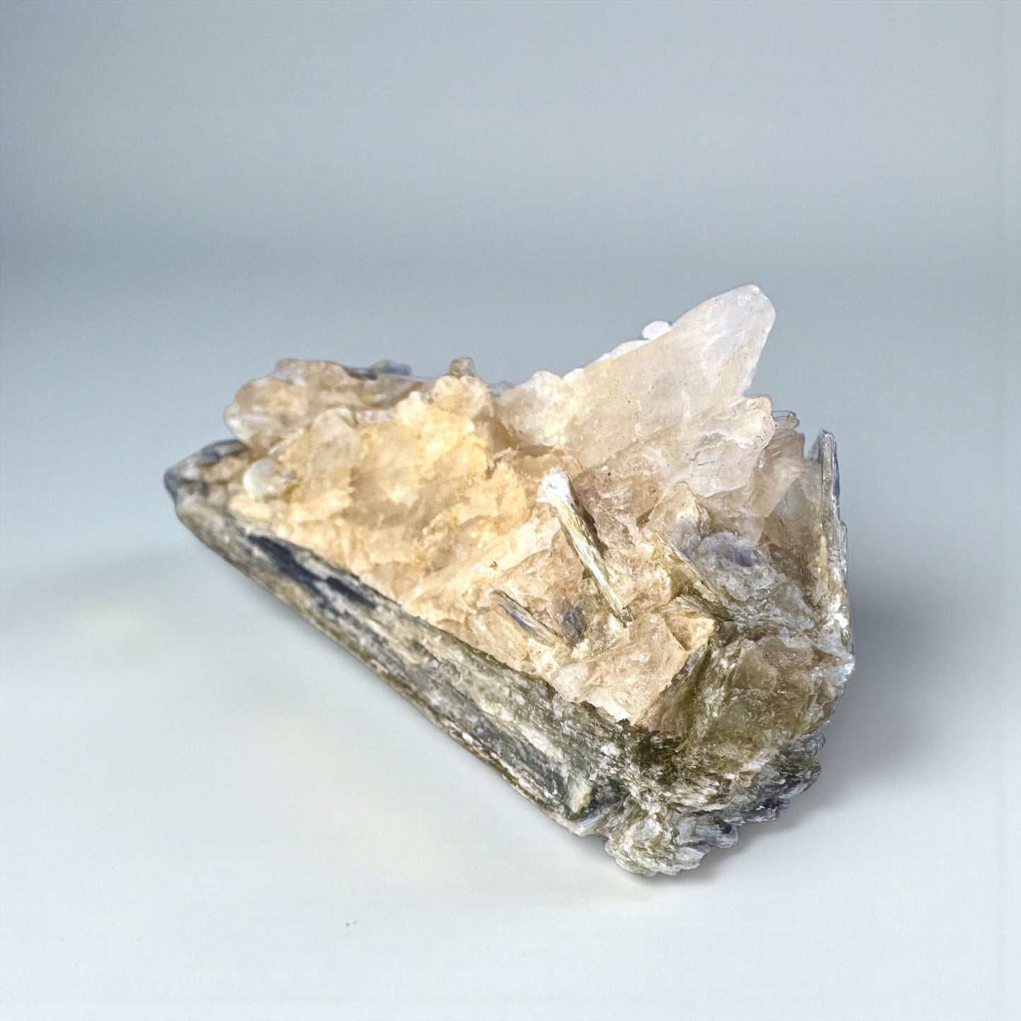 Kyanite & Clear Quartz Chunk (9cm)