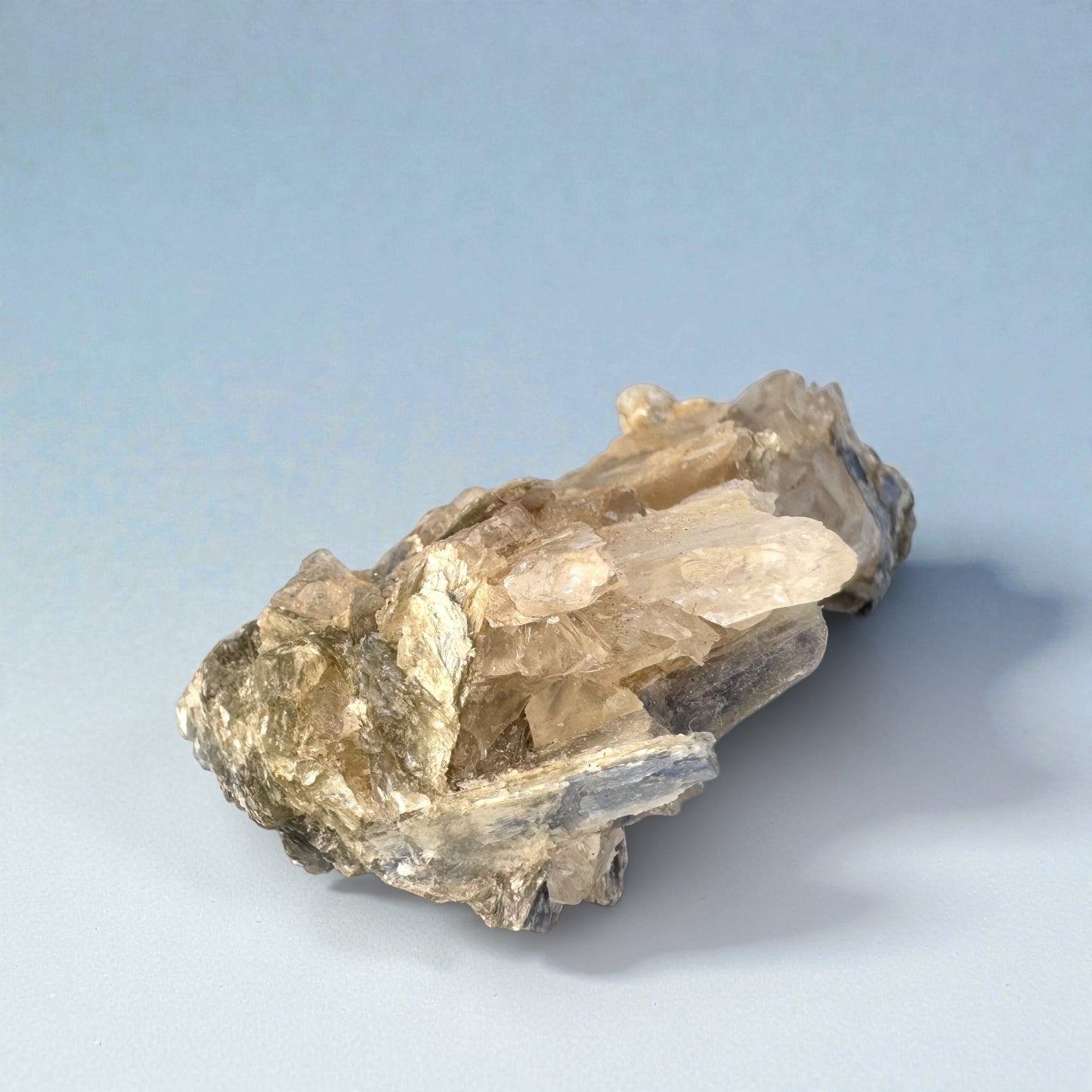 Kyanite & Clear Quartz Chunk (9cm)
