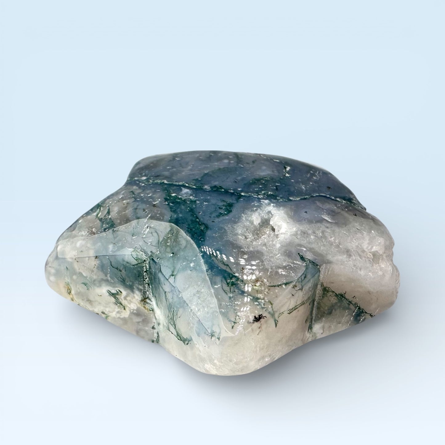 Moss Agate Star (4.5cm)
