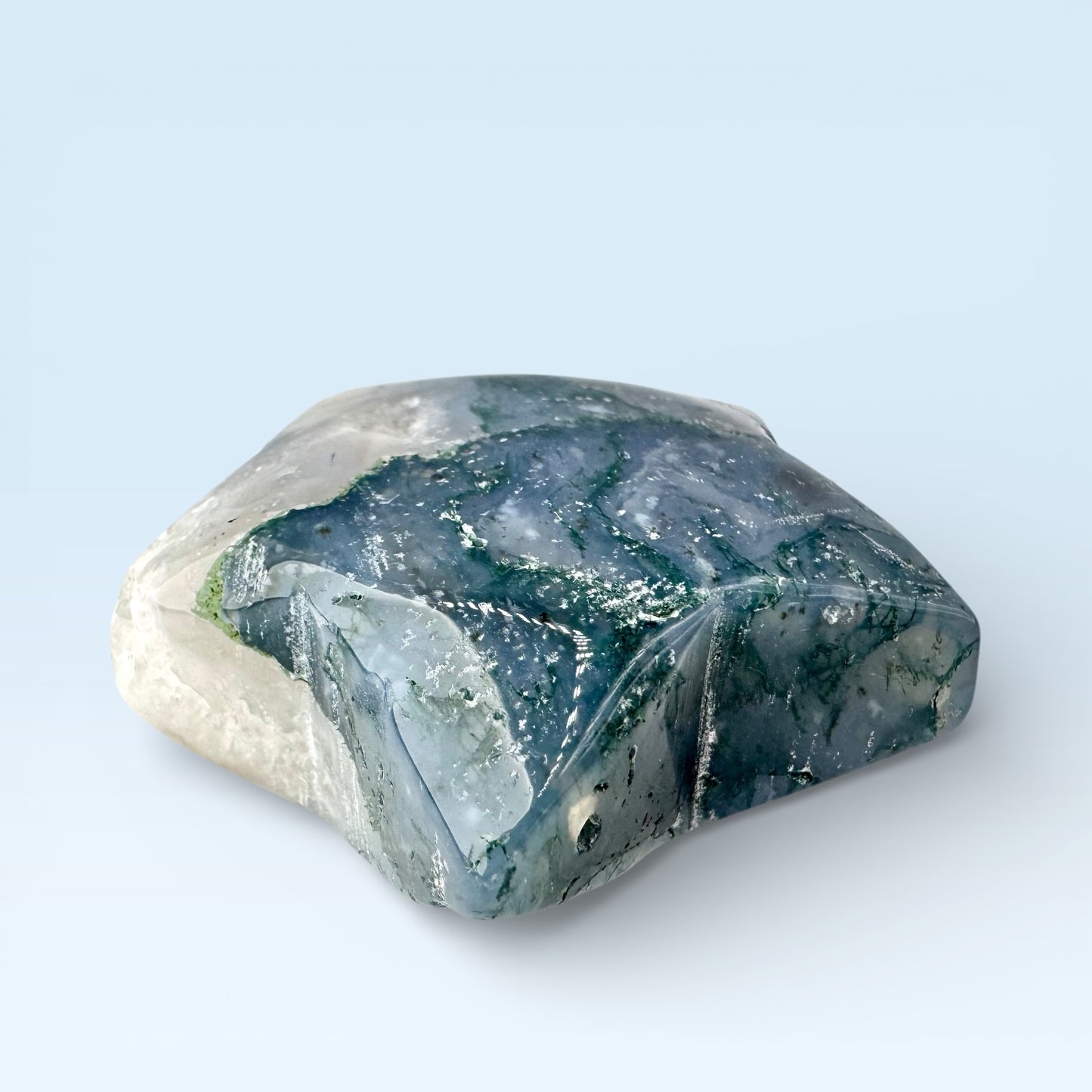 Moss Agate Star (4.5cm)
