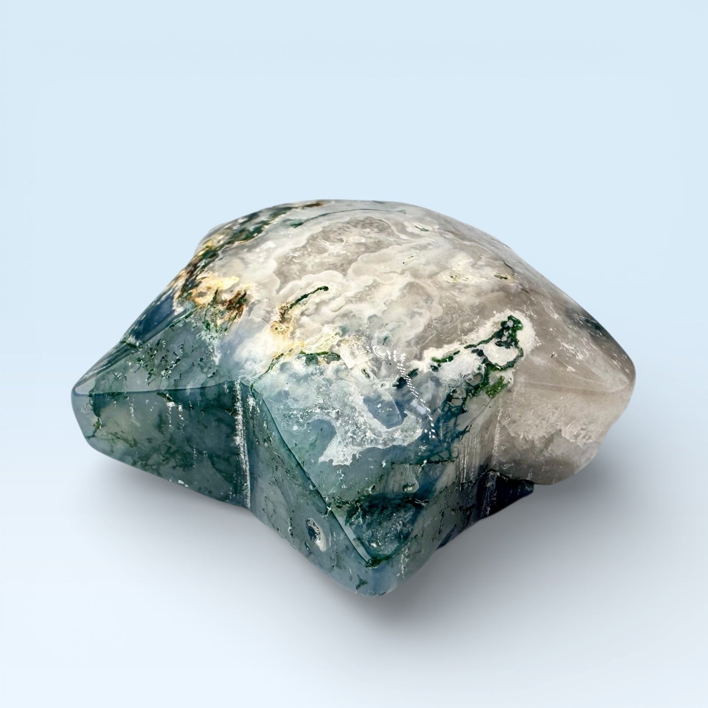 Moss Agate Star (4.5cm)