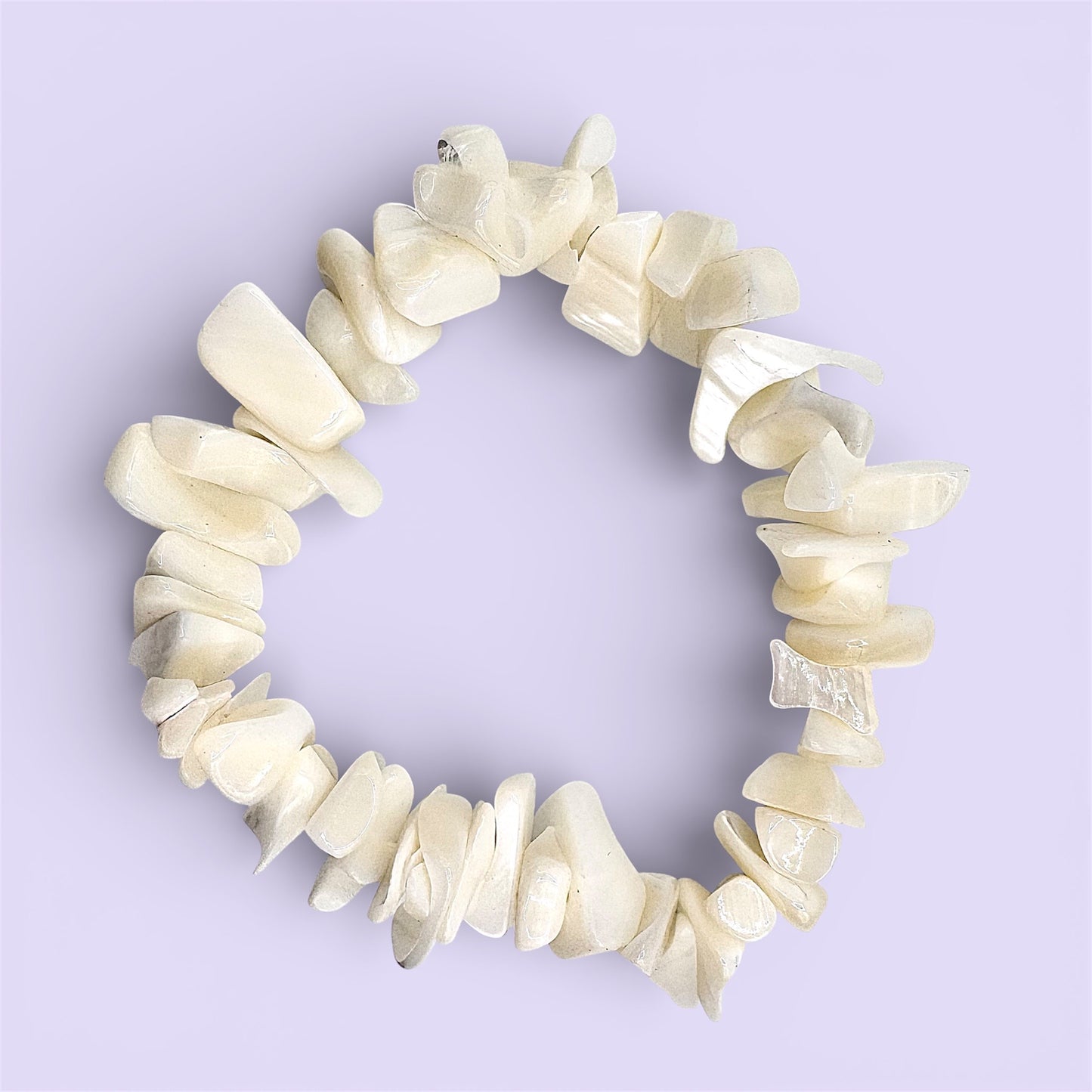 Mother of Pearl Chip Bracelet