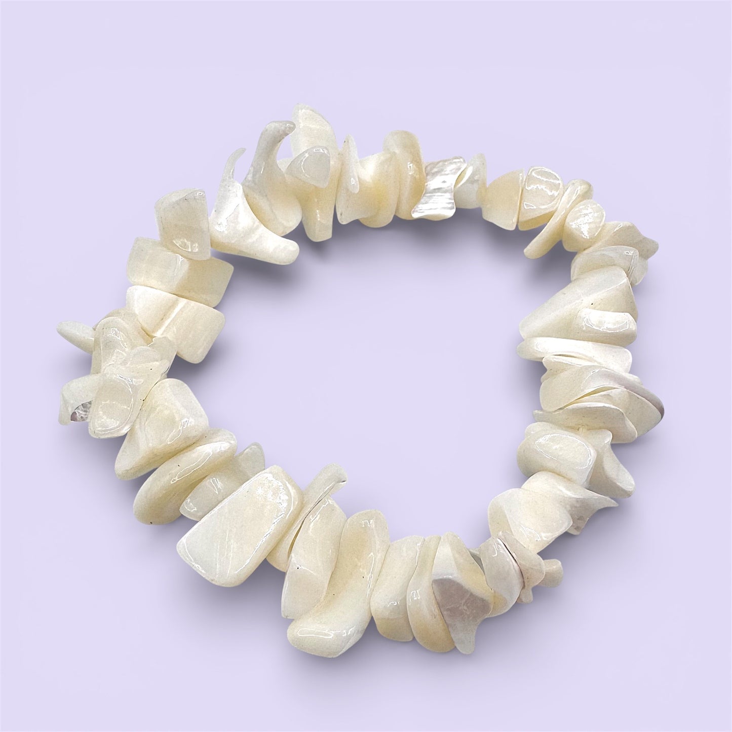 Mother of Pearl Chip Bracelet