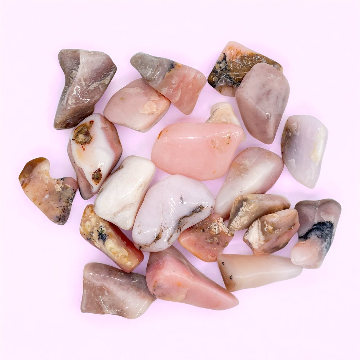 Pink Opal Tumblestone