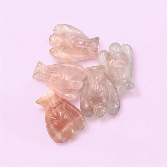 Rose Quartz Angel (2cm)