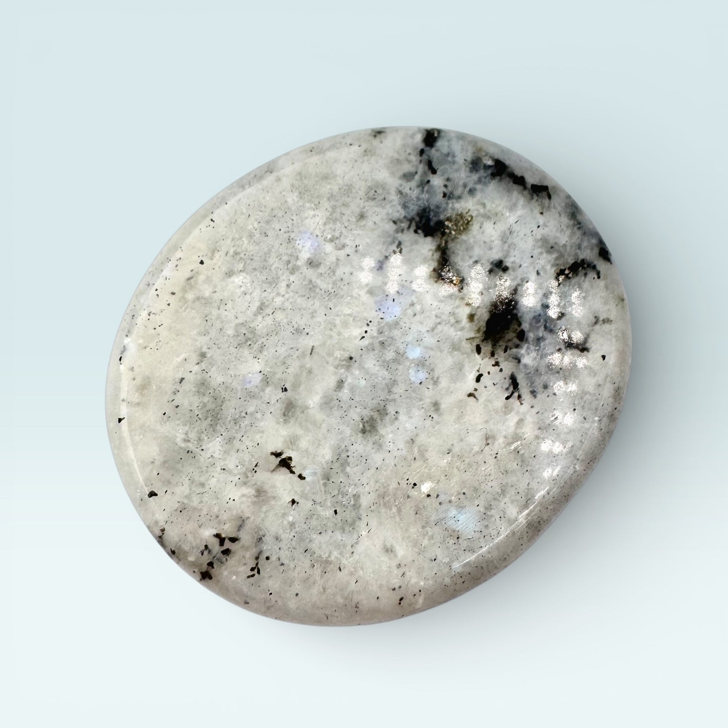 Rainbow Moonstone Palmstone (5cm)