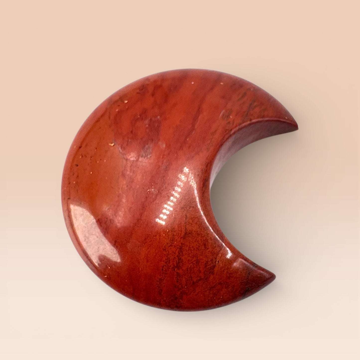 Red Jasper Moon (3.5cm)
