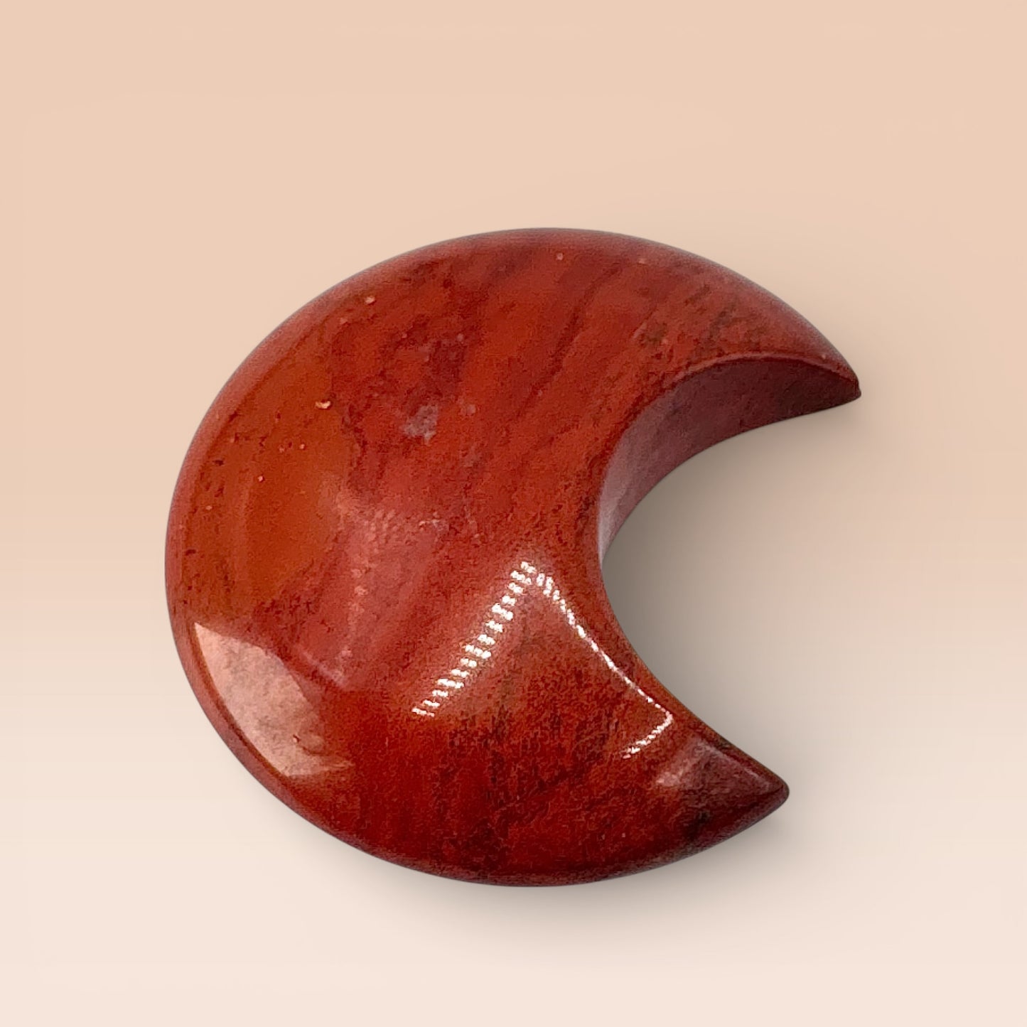 Red Jasper Moon (3.5cm)