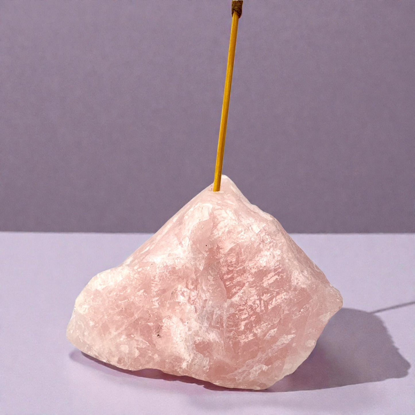 Rose Quartz Incense holder (5cm)