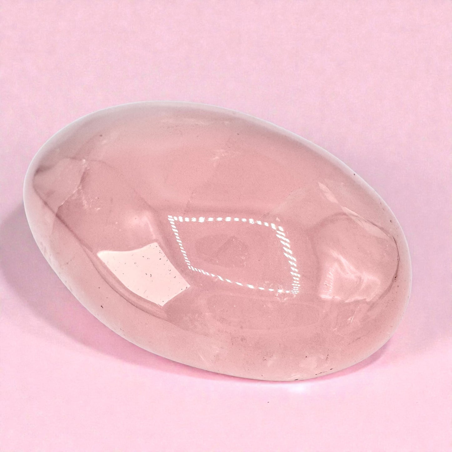 Rose Quartz Palmstone (6.4cm)