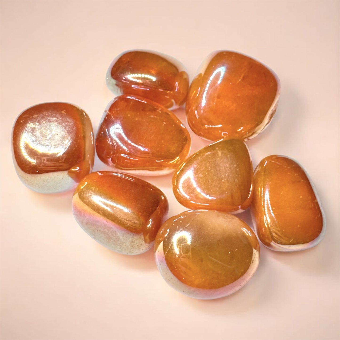 Tangerine Aura Quartz