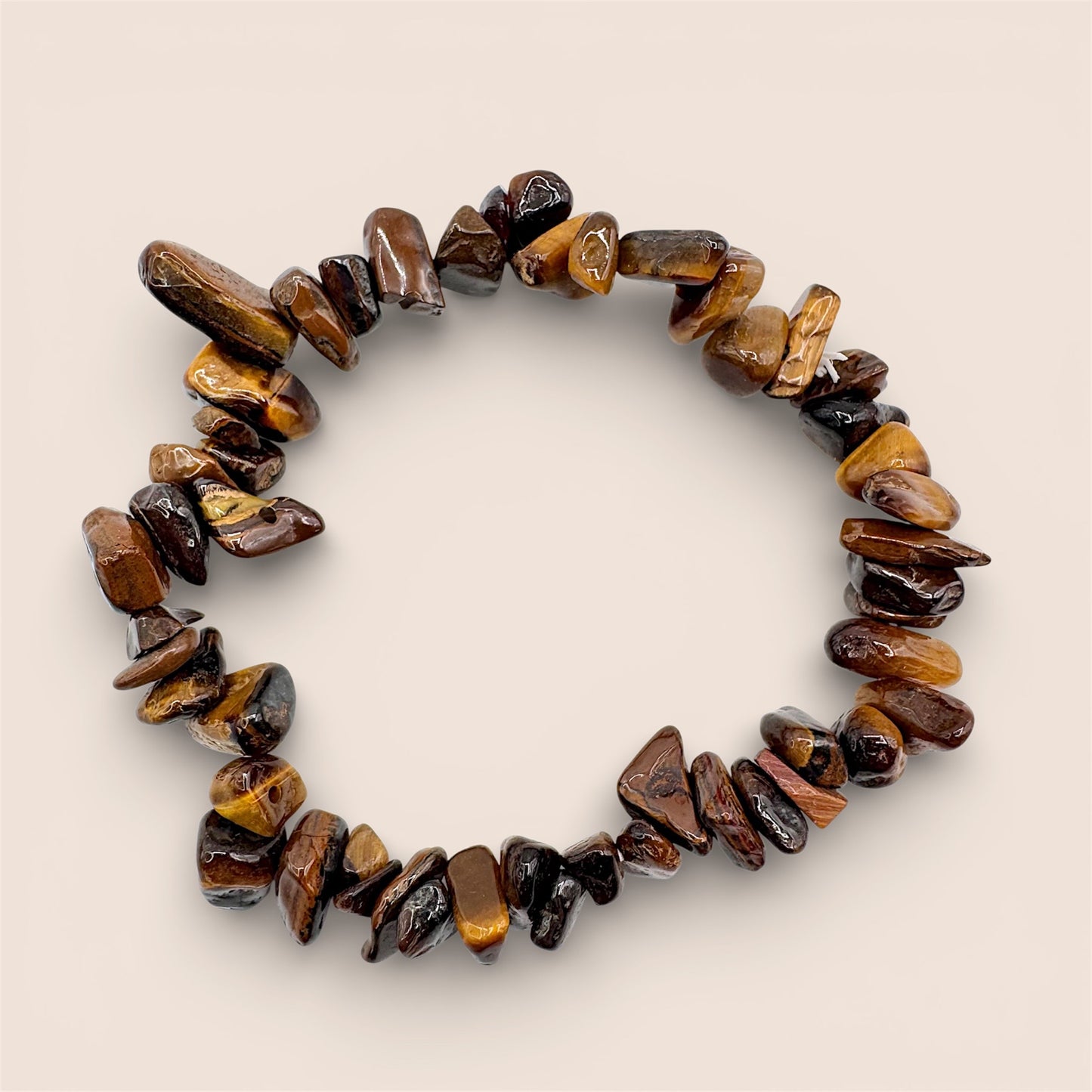 Tiger's Eye Chip Bracelet