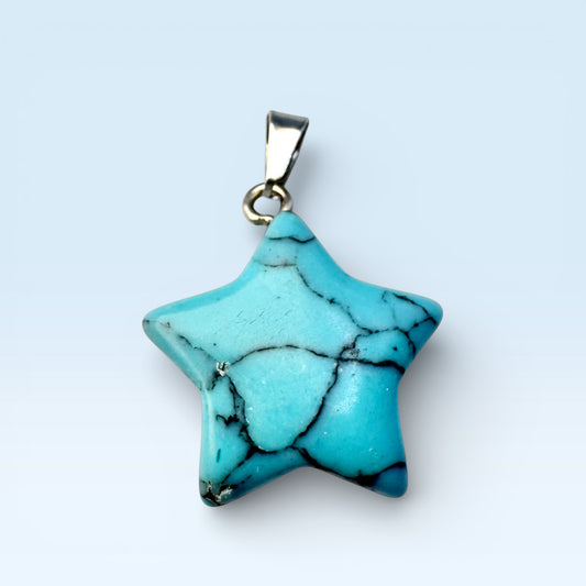 Turquoise Star Pendant