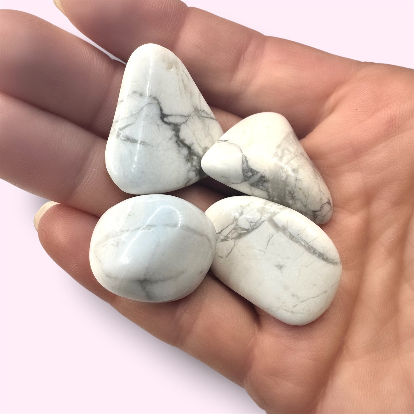 White Howlite Tumblestone